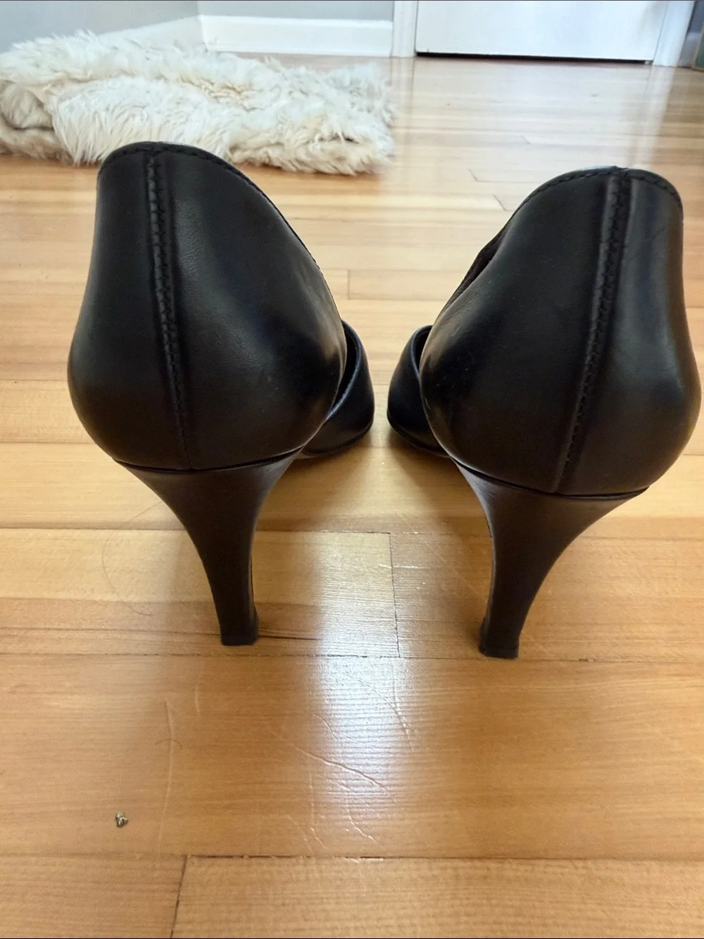 Paul Green Black Pointed Pumps 6 1/2UK (US 9)